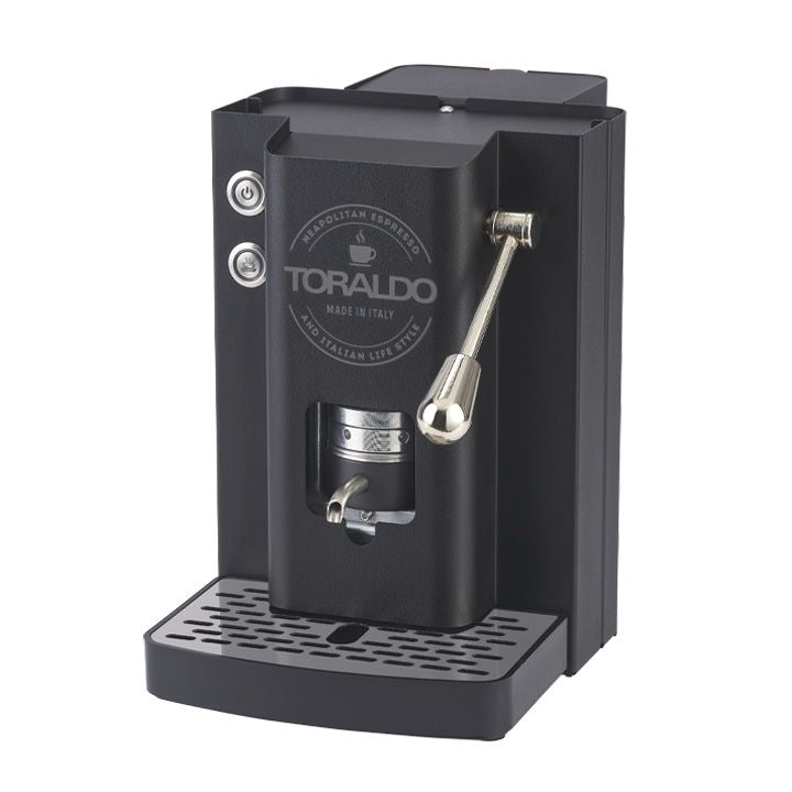 Toraldo Rock Black Espresso Pod Machine | ESE 44mm | 16-Bar