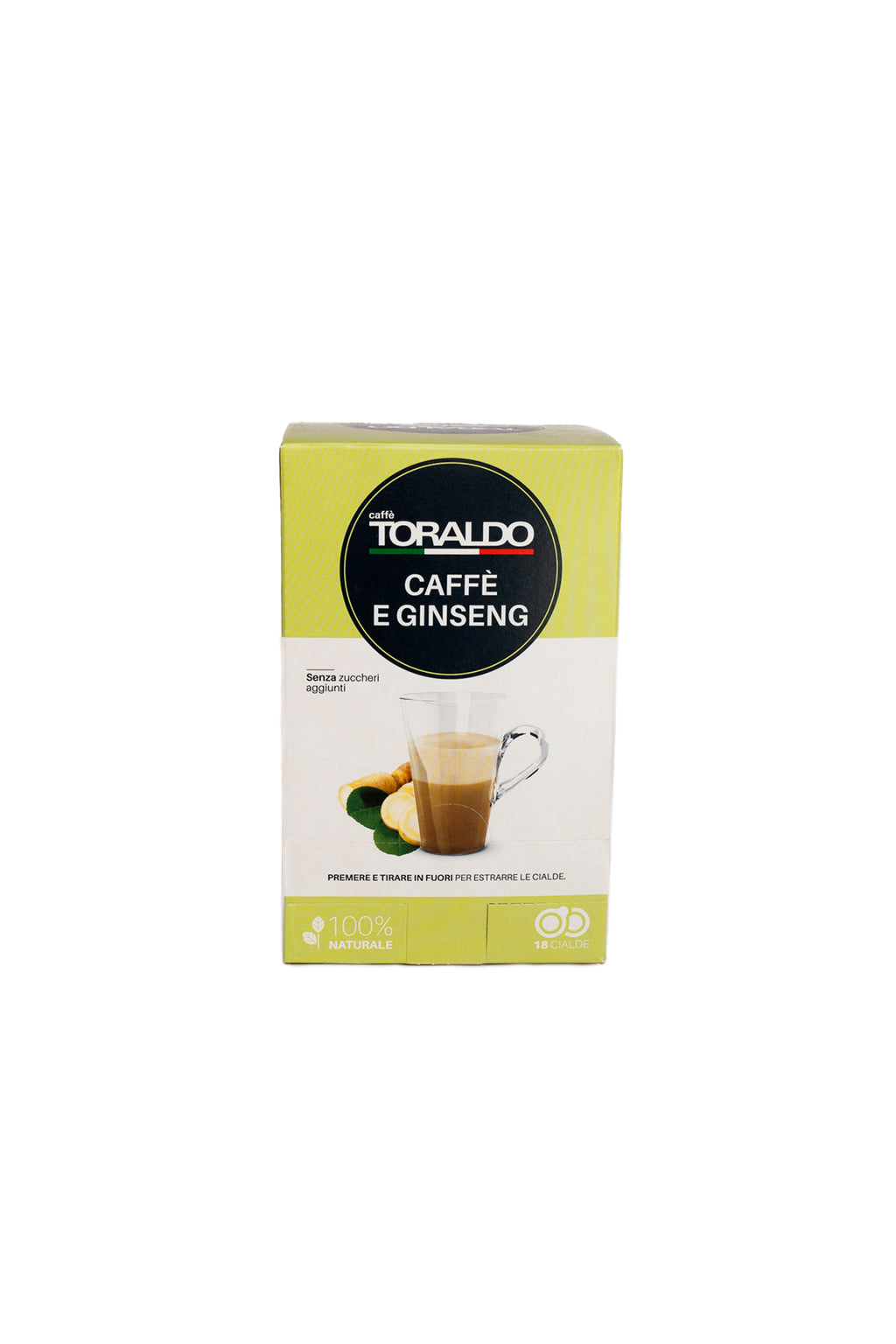 Toraldo Coffee & Ginseng Pods – ESE 44mm (18 ct)