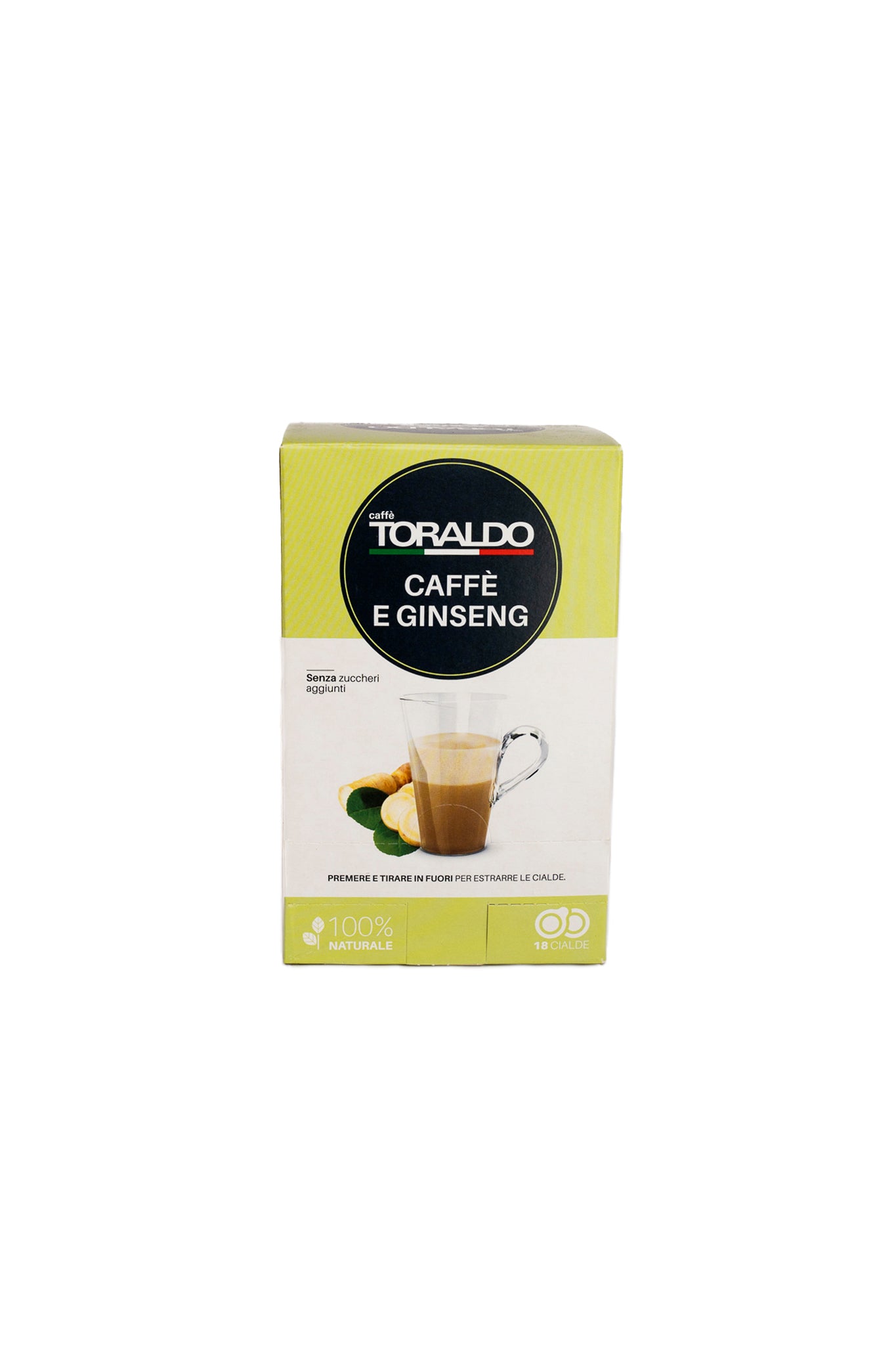 Toraldo Coffee & Ginseng Pods – ESE 44mm (18 ct)