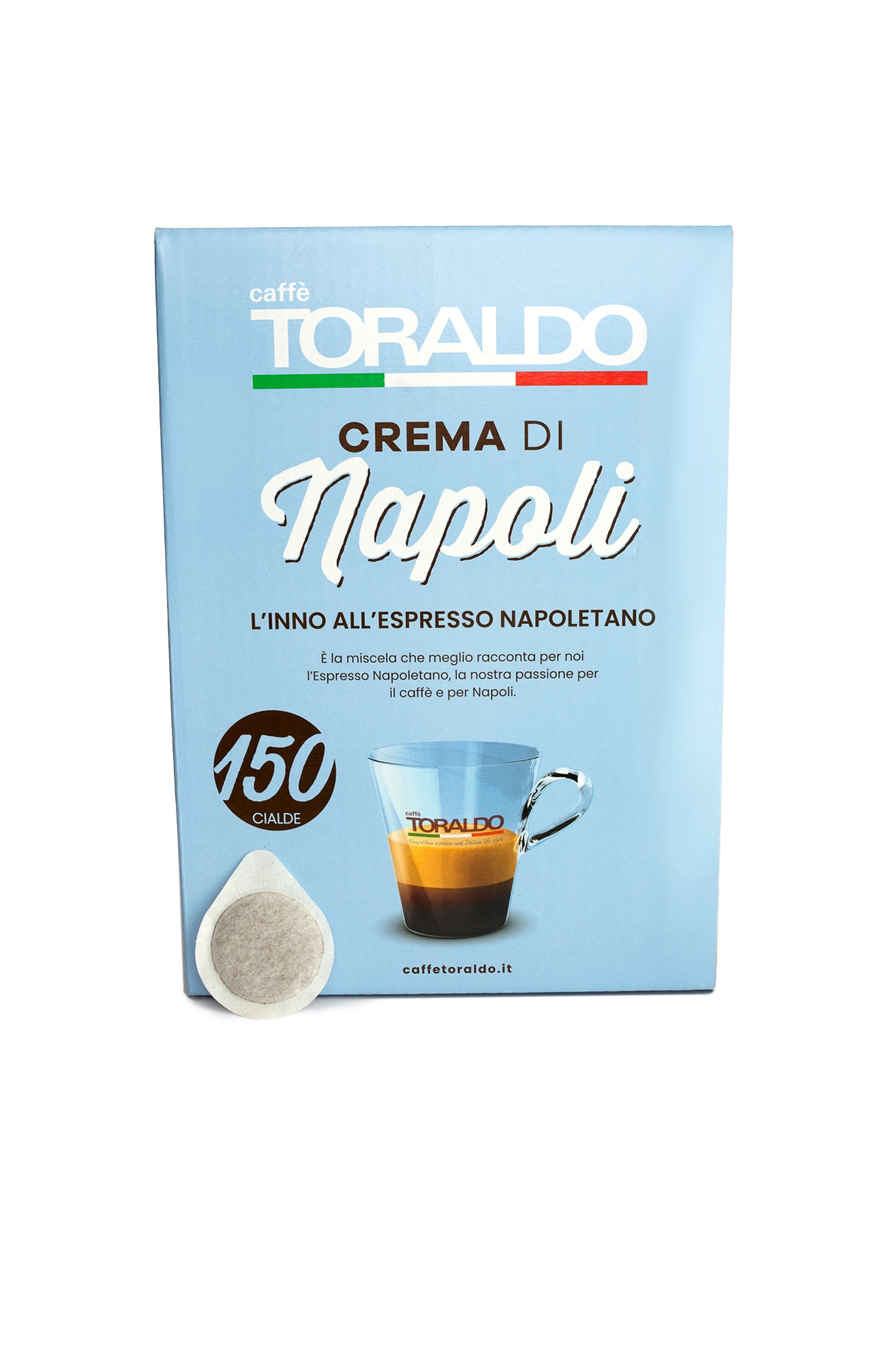 Toraldo Crema di Napoli Pods – ESE 44mm Maxi Pack (150 ct)